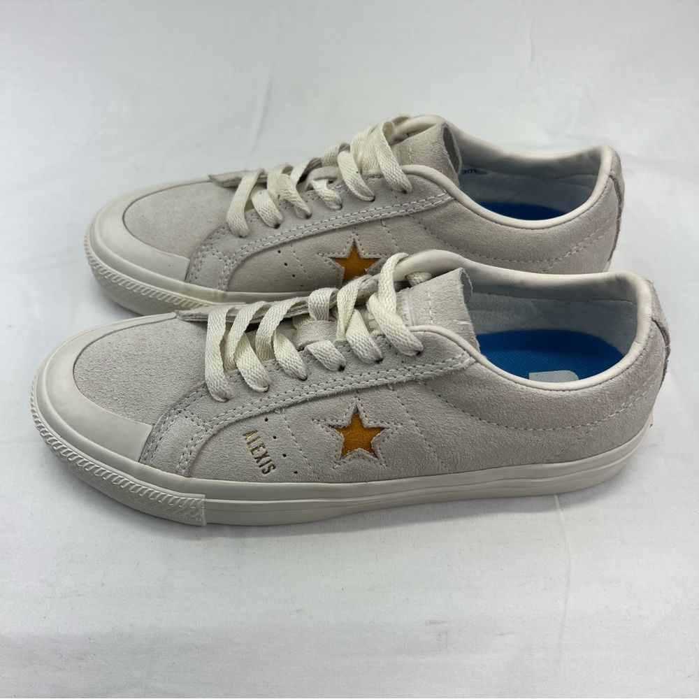 Converse One Star Pro AS 2 Ox Alexis Sablone 166401C White/Coast/Gold M 4.5/W 6